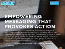 Tablet Screenshot of fascast.com
